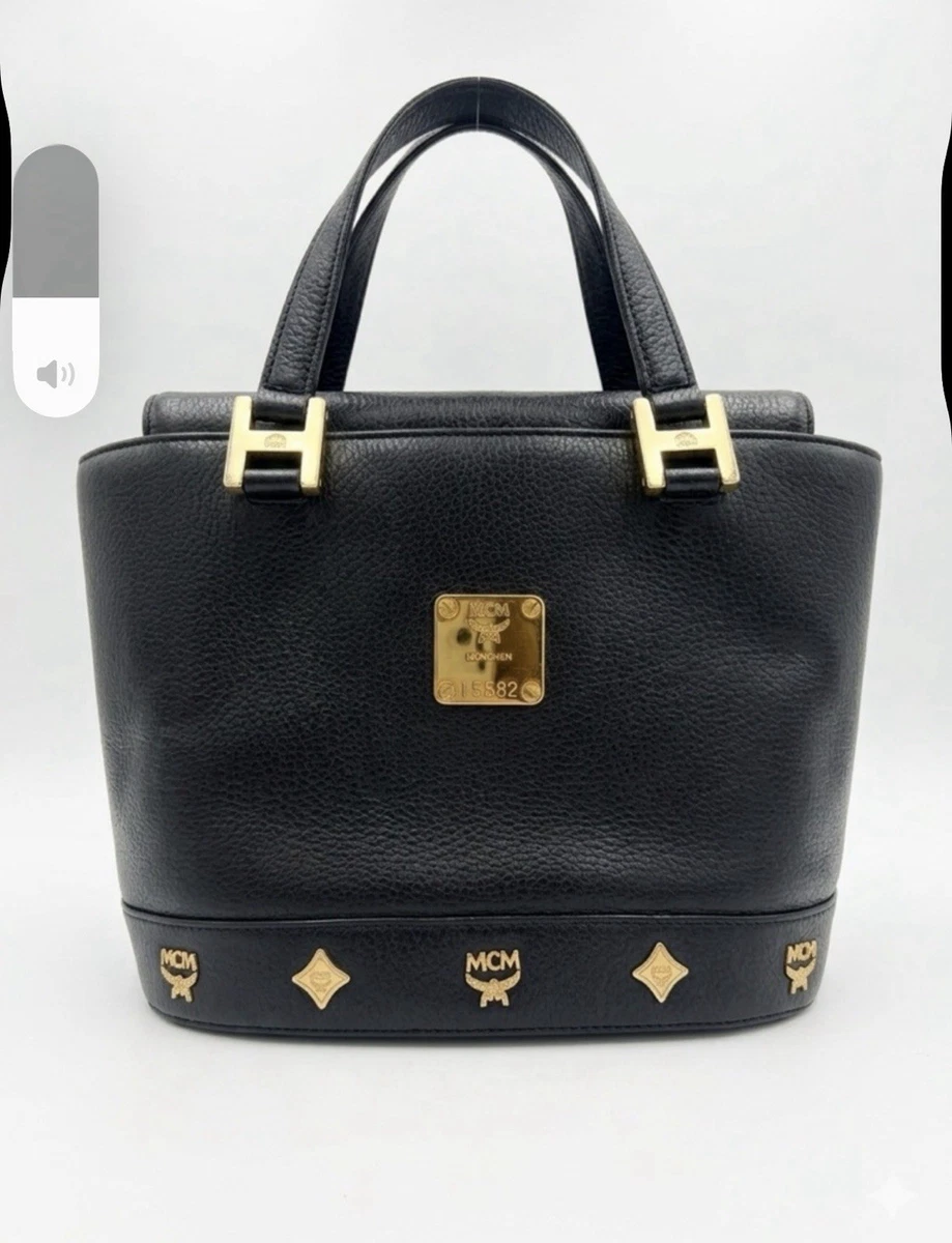 MCM Satchel/Top Handle Bag Black Bags & Handbags for Women for