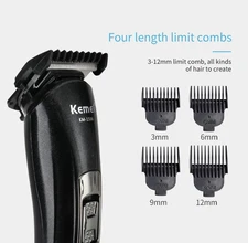 shaver electric kemei trimmer rechargeable hair beard razor cordless men...