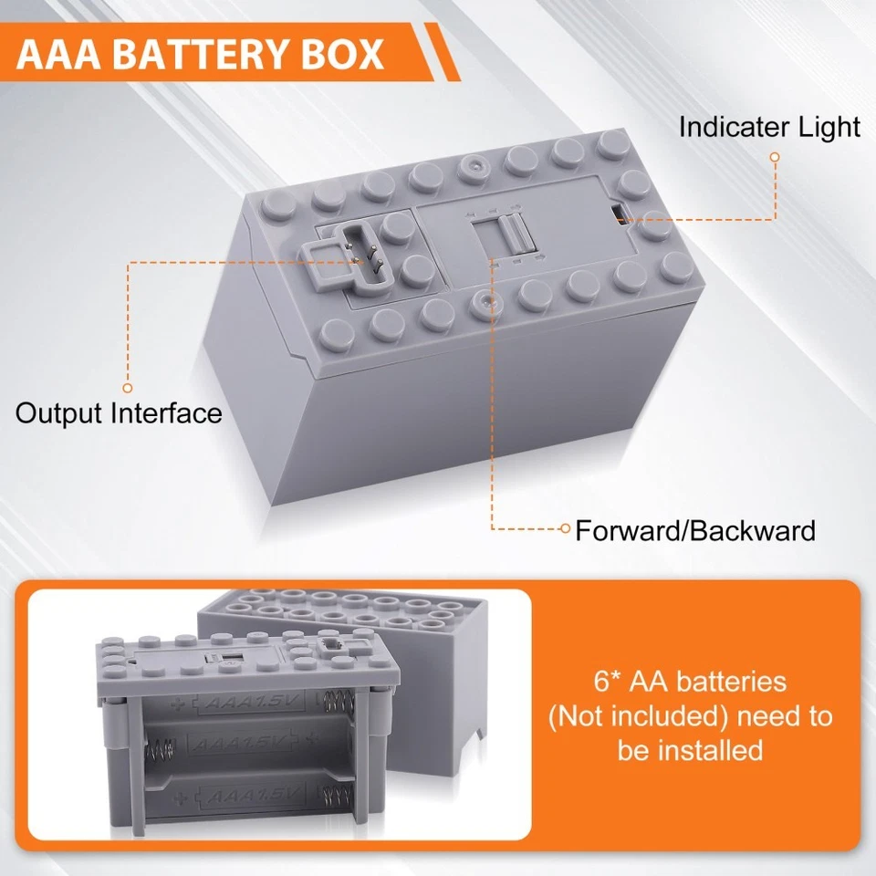 14-teiliges Fernbedienungs Motor Set für Lego Technik Powerfunctions Motor RC - Bild 3 von 4