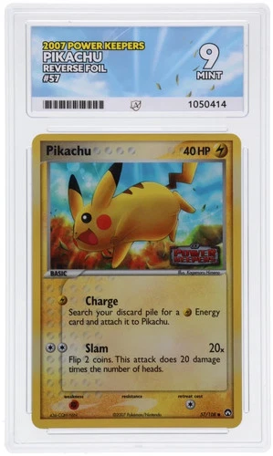 Pikachu 57/108 Reverse  - Ex Power Keepers 2007 Ace 9 ( Pop 2 )
