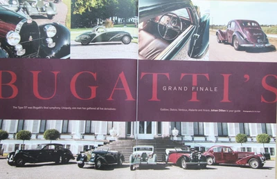 Original 2023 OCTANE extract article BUGATTI's Type 57 five derivatives gathered - Imagen 1 de 4