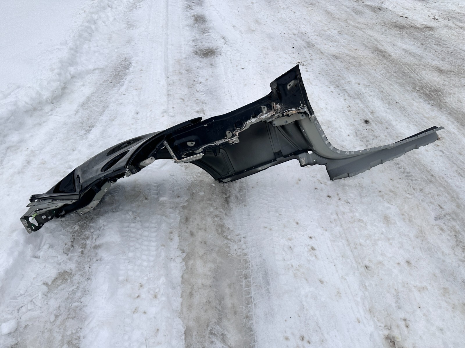 21-24 Ferrari SF90 Spider Quarter Panel Rear Left Body Side OEM Black aluminum