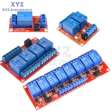 DC5V 9V 12V 24V 1/2/4/8 Channel Relay Module High Low Level with Optokoppler
