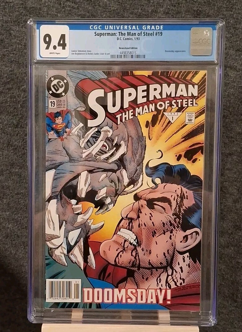 Superman: The Man of Steel #19 (DC Comics January 1993) CGC 9.4 | eBay