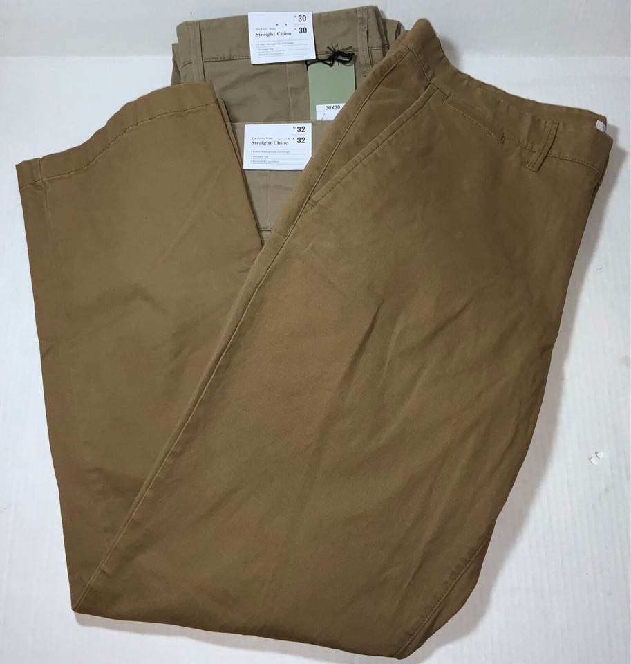 GOODFELLOW & CO Men's Straight Fit Cargo Pants - Tan 34x32