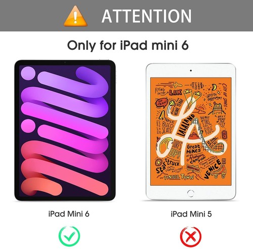 360 Rotating Case Leather Cover For Apple iPad Mini 2021 (iPad Mini 6) 8.3" Inch - Picture 20 of 21