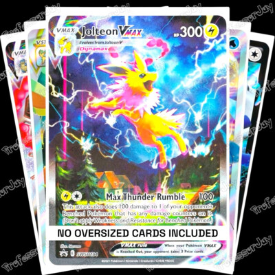 Pokémon OVERSIZED JUMBO 5X PACK PREMIUM SLEEVES CUSTOM FÜR SWSH & SV Karten