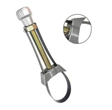 Car Auto Oil Filter Removal Tool Cap Spanner Strap Wrench 60 to 120mm Adjustable