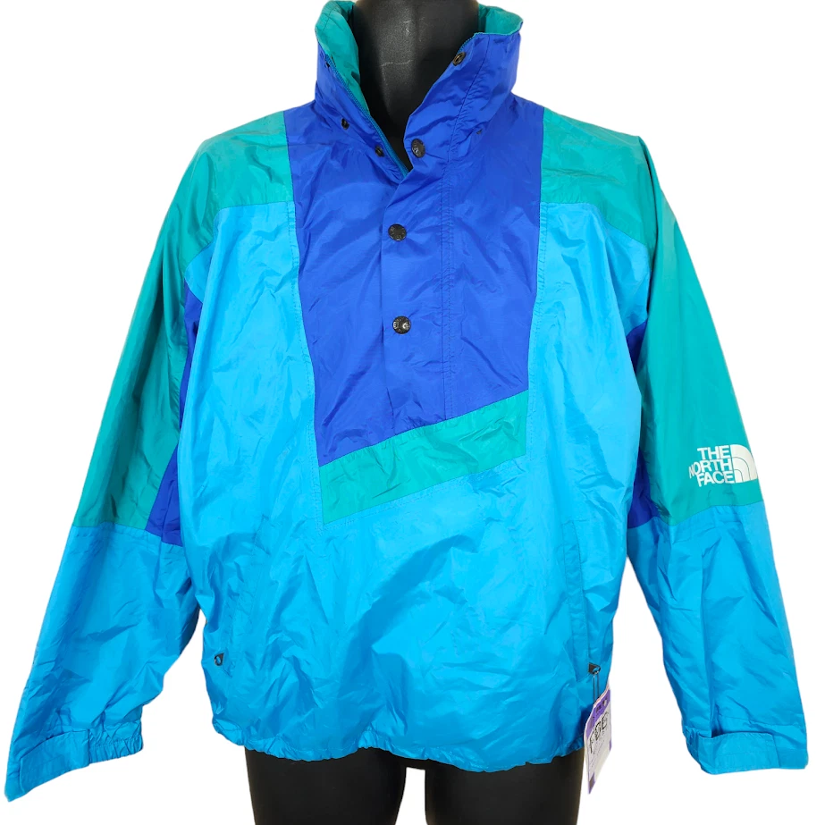 Vintage North Face Anorak Ski Jacket Mens Size XS 90s Windbreaker Made In USA