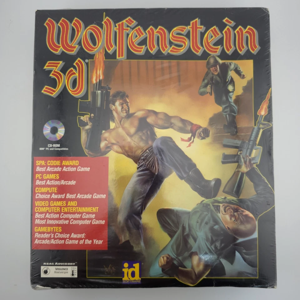 Wolfenstein 3D (Black Box), 1995, Big Box, New & Sealed - Image 2 of 4