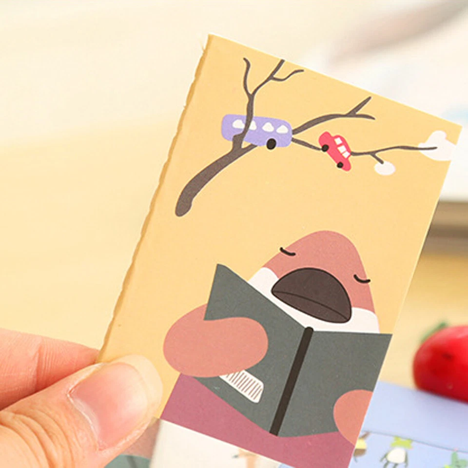 1x Cute Cartoon Notebook Handy Pocket Notepad Paper Notes Journal Diary Mini - Image 4 of 4