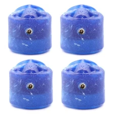 4Pcs Skull Face Electric Guitar Knobs Bass Knobs Plastics Control Knobs Blue