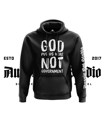 God Put Us Here Not Government - Unisex Pullover Hoody