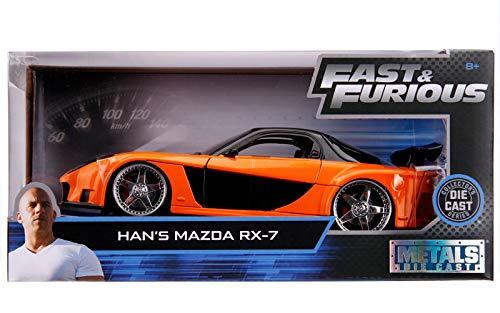 Jada Toys 1:24 Scale The Fast And The Furious Han'S Mazda Rx Jada Toys 1:24 Scale The Fast And The Furious Han'S Mazda Rx