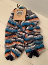 Andes Gifts Mittens Arm Warmer 40% Alpaca Fingerless Gloves Knit NWT Fair Trade
