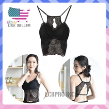 Women Lace Bralette Bra Bustier Crop Top Ladies Camisole Cami Vest Tank Bralet