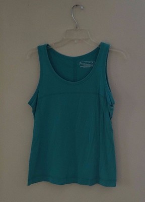 Débardeur Fitness Tek Gear - Taille M, Aqua Et Gris, Occasion Très Bon état, Tissu Respirant