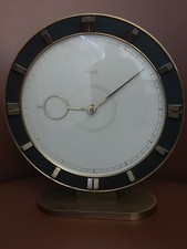 KIENZLE Messing Tischuhr Design Heinrich Möller Bauhaus? Artdeko? sehr gesucht!
