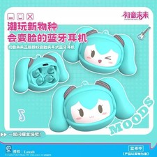 Anime Hatsune Miku Luxub Clip-on earphones Bluetooth Headphones Earbuds