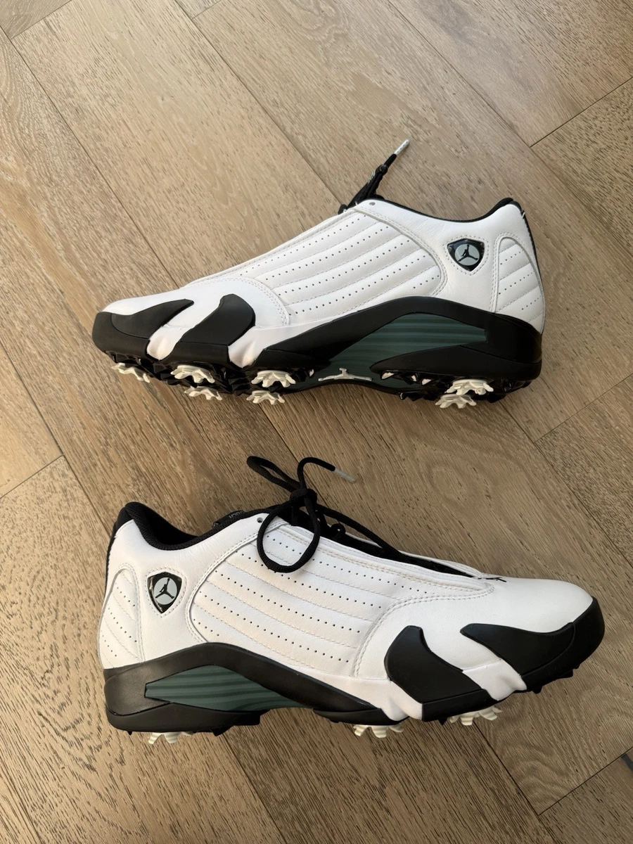 シューズ(男性用) Air Jordan 14 Golf Oxidized Green Preços baixos em Jordan 14 Retro Golf Oxidized Green | eBay