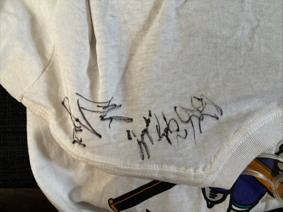 CAMISETA ATLANTIC CITY BOARDWALK BULLIES TEMPORADA 2001-2002 L ECHL, 2 Puck, Autos Foto 3 de 4