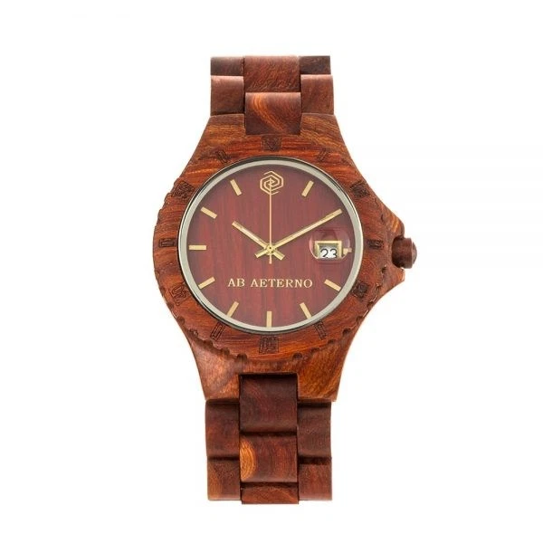 Orologio Da Polso Da Uomo in Legno Naturale - Casuale, Annata Con