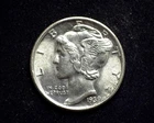 HS&C: 1939 S Mercury Dime BU FSB Gem! - US Coin