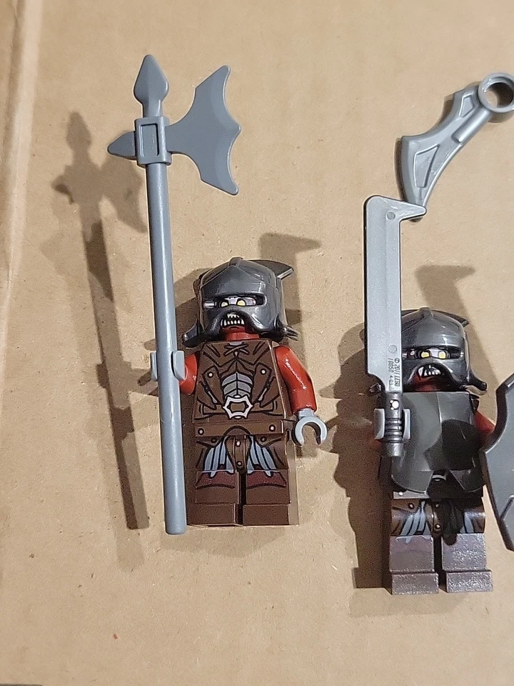 Set of Four LEGO Lord of the Rings Uruk-Hai Minifigures From Set 9471 - Image 2 of 4