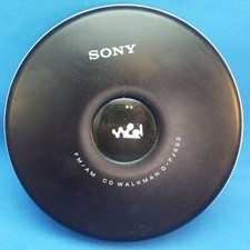 Sony Walkman D-FJ003 Black/White AM/FM CD Tested Works 