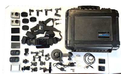 Gopro hero 3 white edition & accessories with Professional Extreme hard case