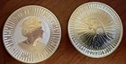 Lot of 2 2021 Australia 1 oz Silver Kangaroo Coin .999 Fine Silver Perth Mint $1