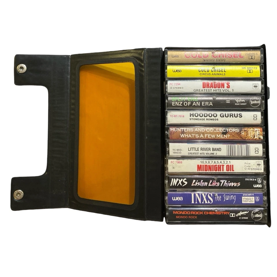 Curated Aussie Rock Cassette Collection x 11 Tapes + Case INXS Cold Chisel Rare - Image 2 of 4