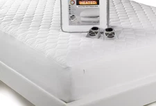 Biddeford Quilted Heated Electric King Size Mattress Pad w/2 Controllers ~ NWT!