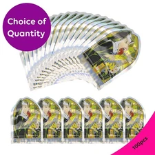 2Pcs - 100Pcs Holographic Mylar Bags 3.5g Smell Proof Graphic Pouch | Resealable