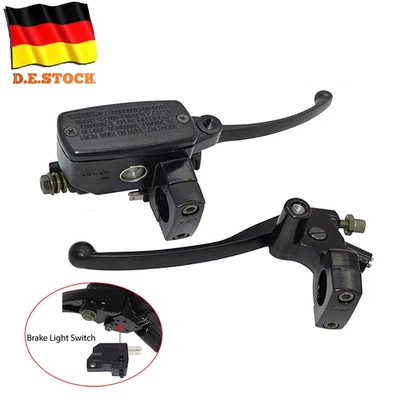 1" 25mm Motorrad Hydraulische Bremse Kupplung Hauptzylinder Hebel Rechts+Links
