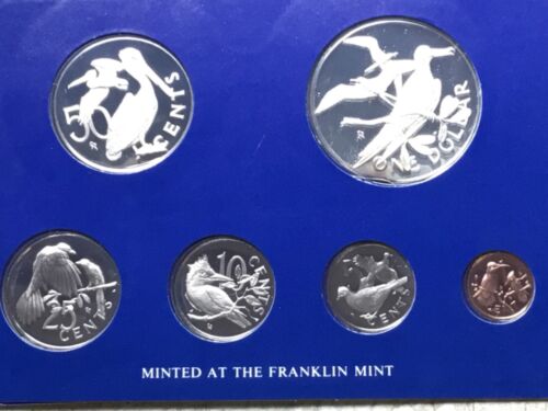 1975 British Virgin Islands (6) Coin Proof Set - In Original Box w/ C.O.A. - Picture 4 of 11
