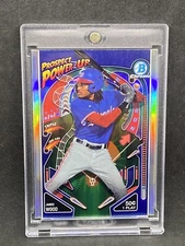 James Wood RARE ROOKIE RC REFRACTOR INVESTMENT CARD SSP BOWMAN CHROME ROY MINT