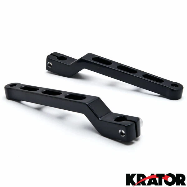 Juego de brazos de palanca de cambios Harley Davidson talón puntera negro FLST FLT FLHT Foto 2 de 3