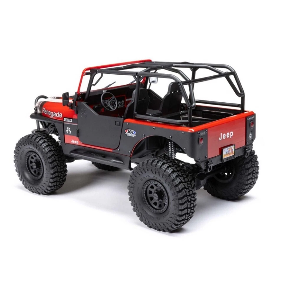 Axial AXI03008T1 1/10 SCX10 III Jeep CJ-7 4WD Brushed RTR, Rot - Bild 4 von 4