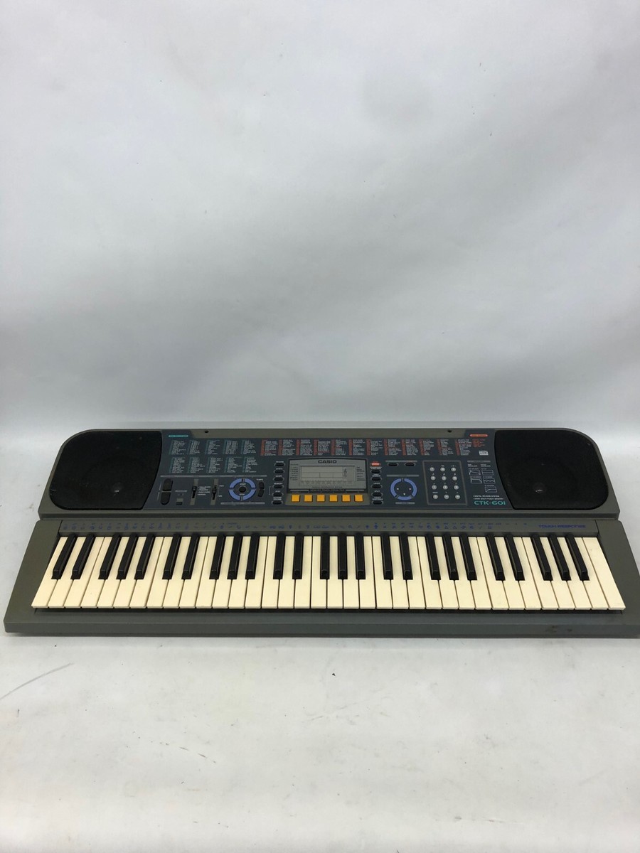 CASIO CTK-601 電子キーボードその他部品全て 　CASIOカバーつき Casio CTK-601 61-Key Keyboard For Parts Or Repair | eBay