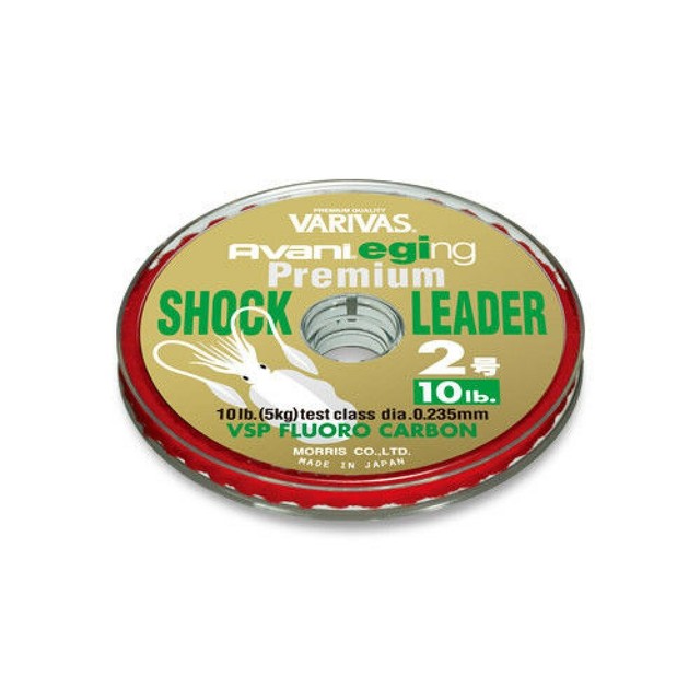Bas De Ligne Fluorocarbone Varivas Eging Premium Shock Leader – 30 M, 12 Lb (0,260 Mm), Clair