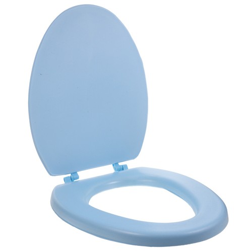 Asiento de espuma con tapa de inodoro para baño acolchado alargado acolchado
