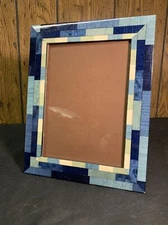 Natalini Made in Italy Italian 5in x 7in Multicolor Wood Picture Frame Marquetry