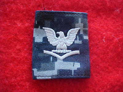 US Navy NWU Blue Digital E-4 for Parka or Liner - Petty Officer 3rd Class