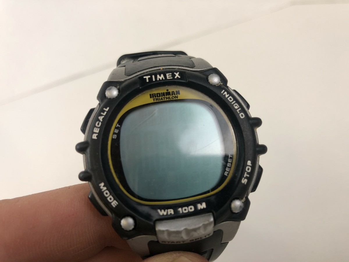 Timex Ironman 131 V8 Triathlon Men's Black Resin Digital