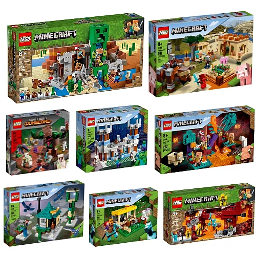 LEGO® Minecraft | Auswahl - Illager Lamadorf 21154 21176 21188 21246 | NEU & OVP
