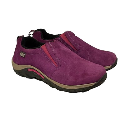 Merrell Jungle Moc Loafers Kids Youth Purple Suede Frosty