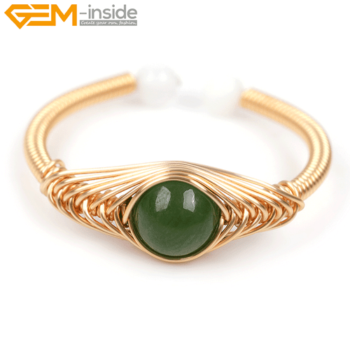 Rings & Bracelet Set Weaving Open Adjustable Power Chakras Gold Filled Jewellery - Picture 38 of 119