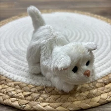 FurReal Friends Snuggimals White Kitten Interactive Plush 4" *WORKS*
