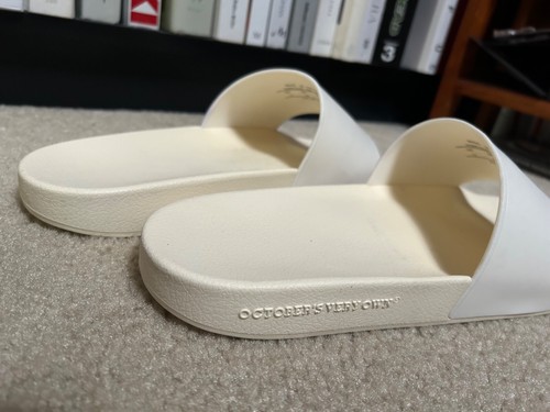 OVO Slides Cream/Crème Size 11, October's Very Own Drake Slides white - Picture 5 of 11